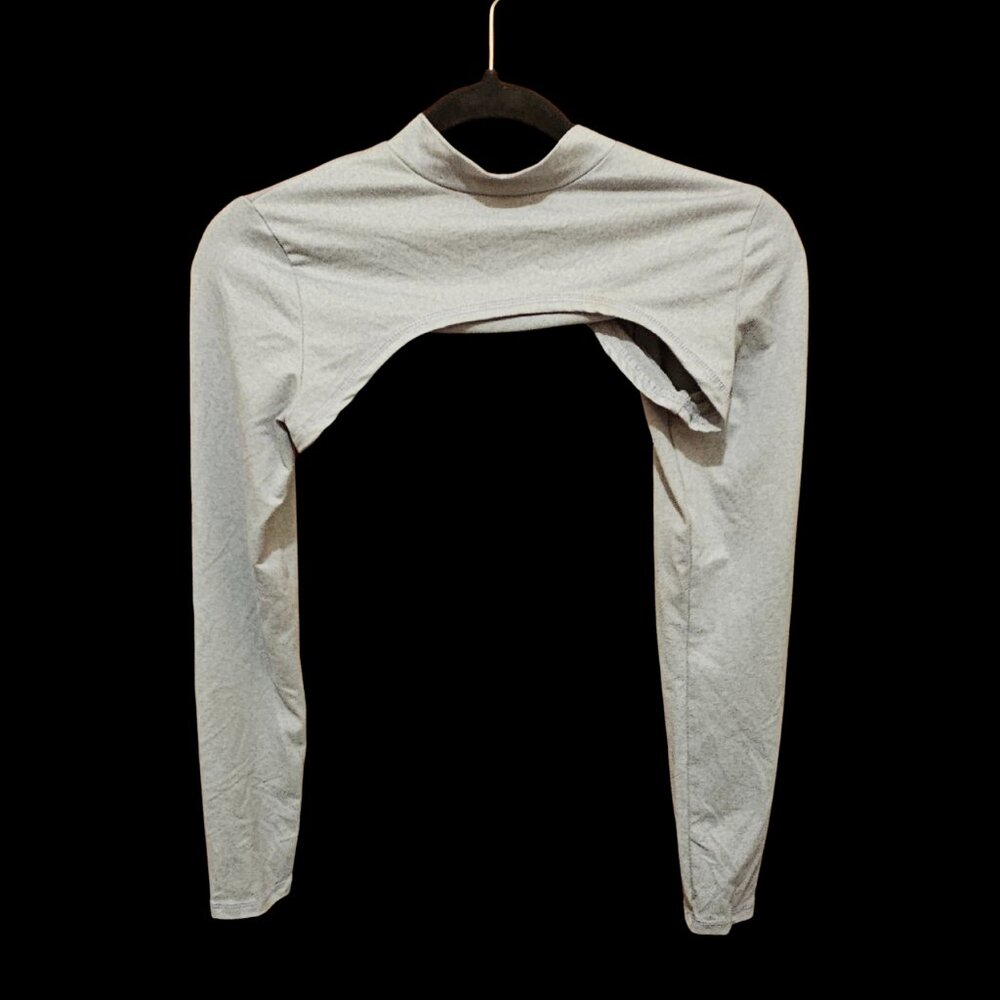 Almost Famous | Gray Long Sleeve Crop Shrug + Matching Leggings Set